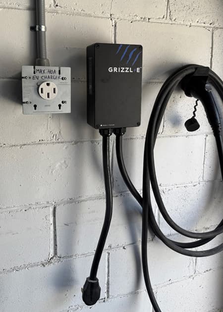 Westland Electric Master Electrician completing a home EV charger install